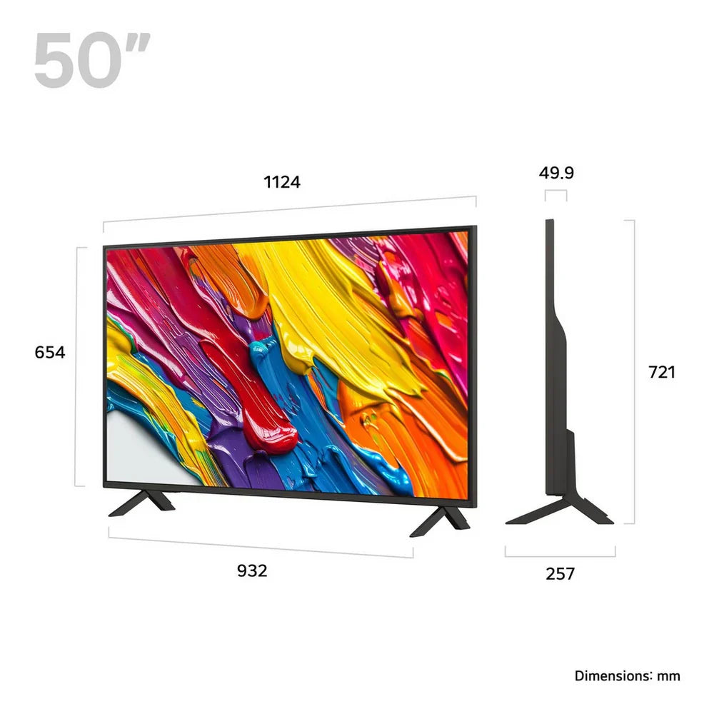 LG 50QNED84A6C 50 Inch QNED evo AI QNED84 HDR 4K Ultra HD Smart TV 2025