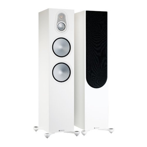 Monitor Audio Silver 500 Floorstanding Speakers Pair 7G Satin White