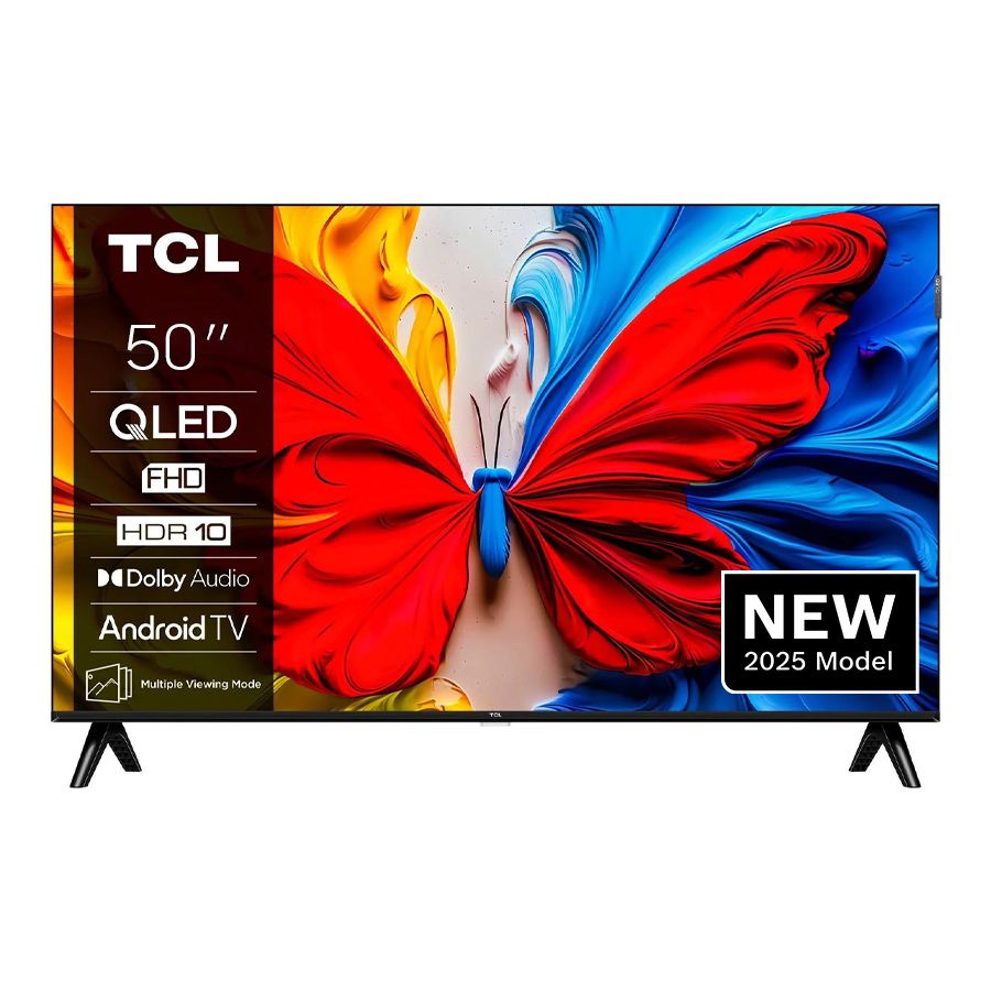 TCL 50V5C-UK 50 Inch V5C QLED Full HD HDR Google Smart TV 2025