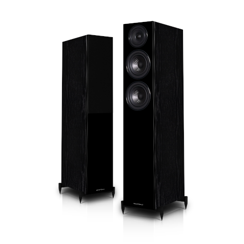 Wharfedale Diamond 12.4 Floor standing Speaker (pair) Black Oak